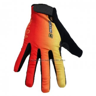 2020 Inverse Langfingerhandschuhe Radfahren Orange