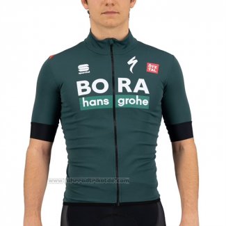 2021 Fahrradbekleidung Bora-Hansgrone Grun Trikot Kurzarm und Tragerhose