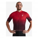 2021 Fahrradbekleidung Specialized Tief Rot Trikot Kurzarm und Tragerhose