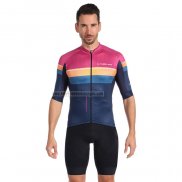 2022 Fahrradbekleidung Nalini Volett Trikot Kurzarm und Tragerhose