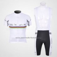 2011 Fahrradbekleidung Nalini Wei Trikot Kurzarm und Tragerhose