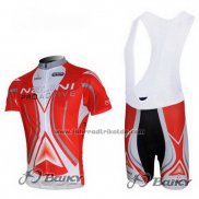 2012 Fahrradbekleidung Nalini Rot und Wei Trikot Kurzarm und Tragerhose
