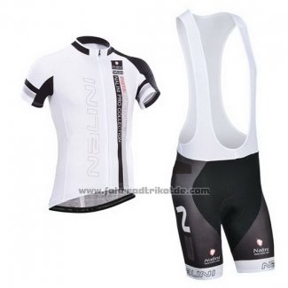 2014 Fahrradbekleidung Nalini Wei Trikot Kurzarm und Tragerhose