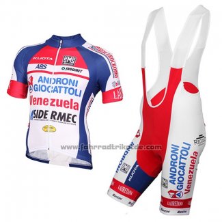 2015 Fahrradbekleidung Androni Giocattoli Wei Trikot Kurzarm und Tragerhose