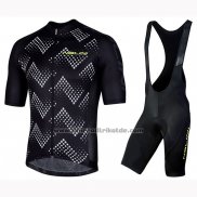 2019 Fahrradbekleidung Nalini Podio 2.0 Shwarz Trikot Kurzarm und Tragerhose