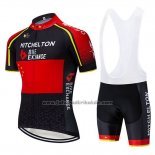 2020 Fahrradbekleidung Mitchelton Scott Champion China Trikot Kurzarm und Tragerhose