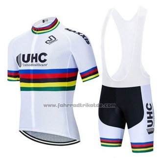 2020 Fahrradbekleidung UHC UCI Weltmeister Trikot Kurzarm und Tragerhose