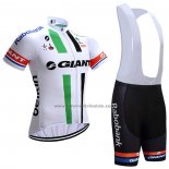 2021 Fahrradbekleidung Giant Alpecin Wei Trikot Kurzarm und Tragerhose