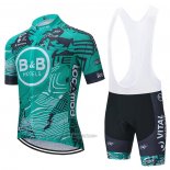 2021 Fahrradbekleidung Vital Concept-BB Hotels Verde Trikot Kurzarm und Tragerhose