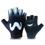 2021 Movistar Handschuhe Ciclismo Shwarz