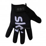 2014 Sky Langfingerhandschuhe Radfahren Shwarz