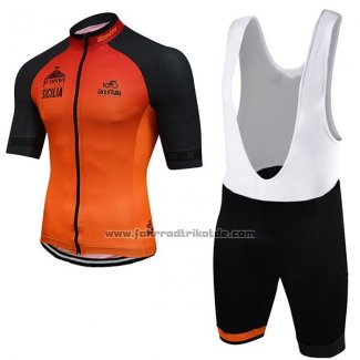 2017 Fahrradbekleidung Giro d'Italia Etna Aracione Trikot Kurzarm und Tragerhose