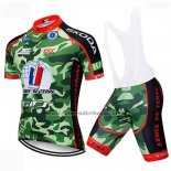 2019 Fahrradbekleidung Armee DE Terre Tarnung Trikot Kurzarm und Tragerhose