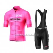 2019 Fahrradbekleidung Giro d'Italia Rosa Trikot Kurzarm und Tragerhose