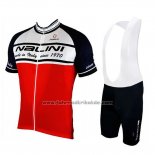 2019 Fahrradbekleidung Nalini Wei Rot Shwarz Trikot Kurzarm und Tragerhose