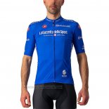 2021 Fahrradbekleidung Giro D'italia Blau Trikot Kurzarm und Tragerhose