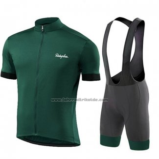 2021 Fahrradbekleidung Ralph Tief Grun Trikot Kurzarm und Tragerhose