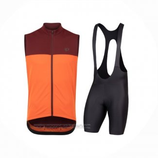 2021 Windweste Pearl Izumi Orange Trikot Kurzarm und Tragerhose