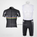 2011 Fahrradbekleidung Nalini Shwarz Trikot Kurzarm und Tragerhose