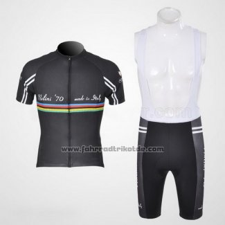 2011 Fahrradbekleidung Nalini Shwarz Trikot Kurzarm und Tragerhose