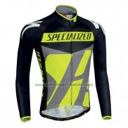 2016 Fahrradbekleidung Specialized Ml Shwarz und Grun Trikot Langarm und Tragerhose