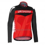 2016 Fahrradbekleidung Specialized Ml Shwarz und Rot Trikot Langarm und Tragerhose