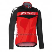 2016 Fahrradbekleidung Specialized Ml Shwarz und Rot Trikot Langarm und Tragerhose
