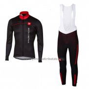 2017 Fahrradbekleidung Castelli Tief Shwarz Trikot Langarm und Tragerhose