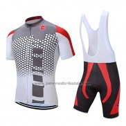 2019 Fahrradbekleidung Coconut Ropamo Grau Rot Trikot Kurzarm und Tragerhose