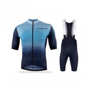 2021 Fahrradbekleidung Nalini Blau Trikot Kurzarm und Tragerhose