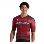 2021 Fahrradbekleidung Specialized Rot Trikot Kurzarm und Tragerhose