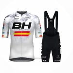 2024 Fahrradbekleidung BH Coloma Wei Trikot Kurzarm Und Tragerhose