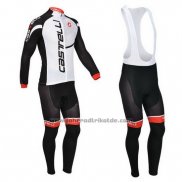 2013 Fahrradbekleidung Castelli Shwarz und Wei Trikot Langarm und Tragerhose