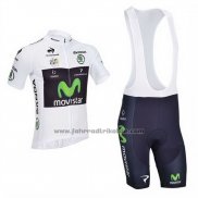 2013 Fahrradbekleidung Movistar Lider Wei Trikot Kurzarm und Tragerhose