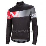 2016 Fahrradbekleidung Nalini Rot und Shwarz Trikot Langarm und Tragerhose