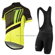 2017 Fahrradbekleidung Pearl Izumi Gelb Trikot Kurzarm und Tragerhose