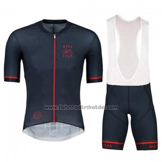 2018 Fahrradbekleidung Maloja PushbikersM Shwarz Trikot Kurzarm und Tragerhose