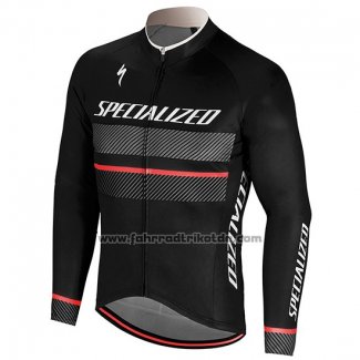 2018 Fahrradbekleidung Specialized Shwarz Trikot Langarm und Tragerhose