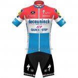 2020 Fahrradbekleidung Deceuninck Quick Step Champion Niederlande Trikot Kurzarm und Tragerhose