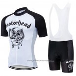 2020 Fahrradbekleidung Lemmy Shwarz Wei Trikot Kurzarm und Tragerhose