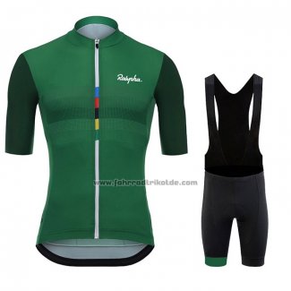 2020 Fahrradbekleidung Rapha Grun Trikot Kurzarm und Tragerhose