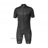 2021 Fahrradbekleidung Mavic Shwarz Trikot Kurzarm und Tragerhose