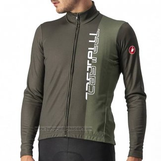 2023 Fahrradbekleidung Castelli Grun Trikot Langarm Und Tragerhose