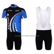 2011 Fahrradbekleidung Giant Blau Trikot Kurzarm und Tragerhose