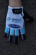 2014 Quick Step Langfingerhandschuhe Radfahren Wei