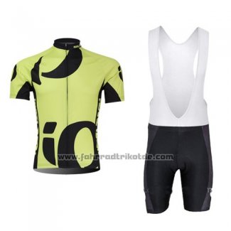 2015 Fahrradbekleidung Pearl Izumi Shwarz und Grun Trikot Kurzarm und Tragerhose