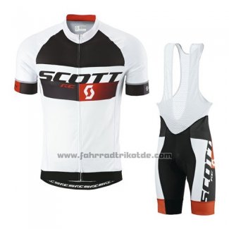 2016 Fahrradbekleidung Scott Wei Shwarz Trikot Kurzarm und Tragerhose