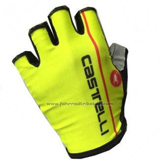 2017 Castelli Handschuhe Radfahren Gelb