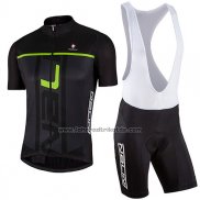 2017 Fahrradbekleidung Nalini Speed Shwarz Trikot Kurzarm und Tragerhose