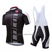 2019 Fahrradbekleidung Coconut Ropamo Shwarz Grau Trikot Kurzarm und Tragerhose